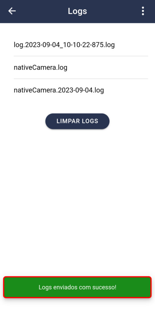Faq Como Enviar Os Logs Do Dispositivo 7