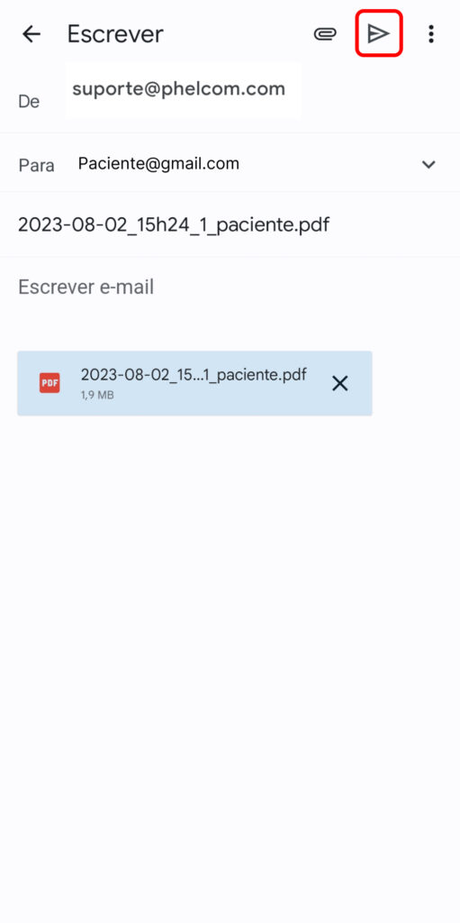 Faq Como Enviar Um Laudo Por E Mail 6 1