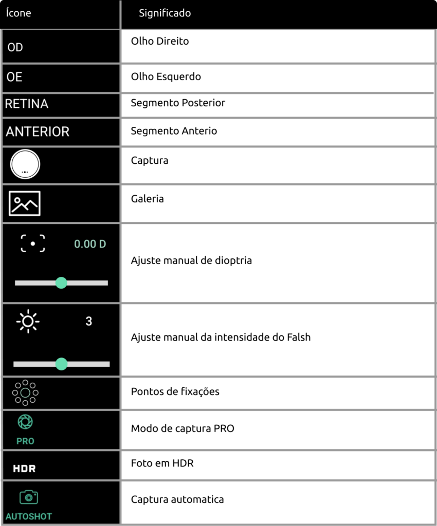 Faq O Que Significam Os Icones Da Tela De Captura 2