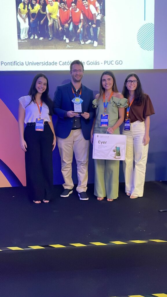 Premiacão do concurso De Olhos para o Futuro - terceiro lugar